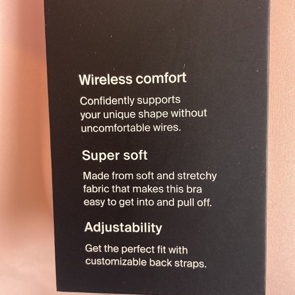 Knix Revolution Adjustable Pullover Bra Sz M Rose Water Baby Pink Everyday Bra - Picture 9 of 15